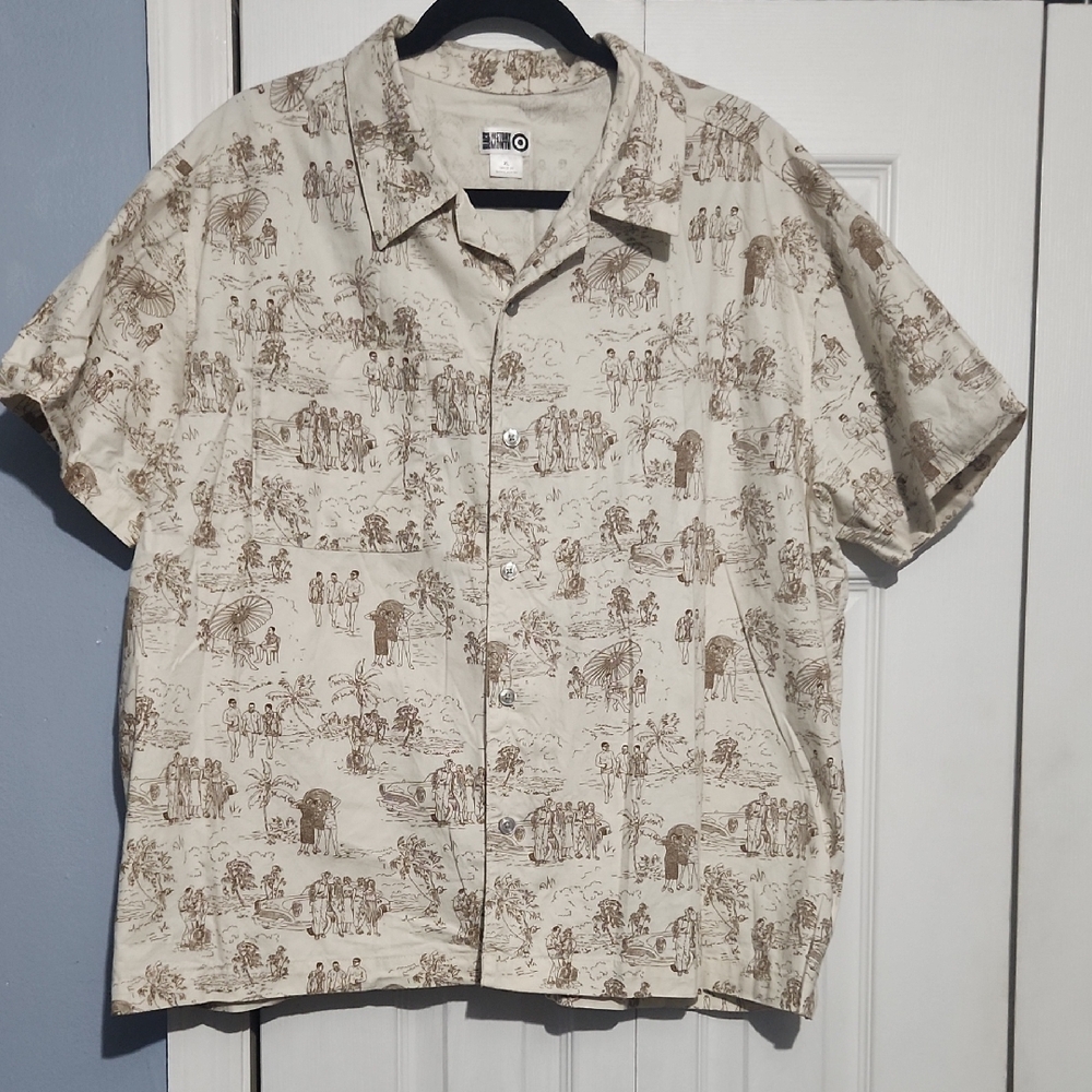 Black History Month Beige Graphic Short Sleeve Shirt